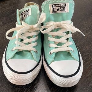 Converse, mint green, size 9 Women